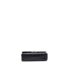 CHANEL VINTAGE SMALL CLASSIC DOUBLE FLAP BAG CAVIAR BLACK GHW