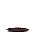 CHANEL 19 CARDHOLDER LAMBSKIN BLACK GHW