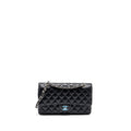 CHANEL MEDIUM CLASSIC DOUBLE FLAP BAG CAVIAR BLACK SHW