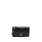 CHANEL MEDIUM CLASSIC DOUBLE FLAP BAG CAVIAR BLACK SHW