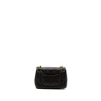 CHANEL 23P MINI COCO LOVE FLAP BAG CAVIAR BLACK BRUSHED GHW(MICROCHIP)