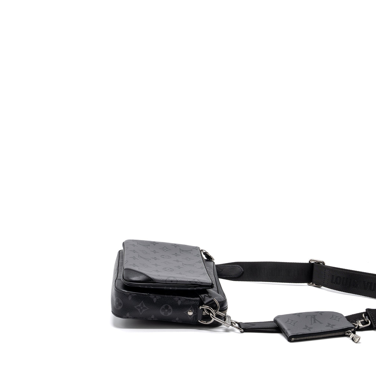 LOUIS VUITTON TRIO MESSENGER BAG MONOGRAM ECLIPSE SHW