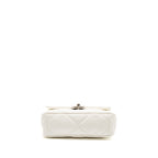 CHANEL SMALL 19 BAG LAMBSKIN WHITE MULTICOLOUR HARDWARE (MICROCHIP)