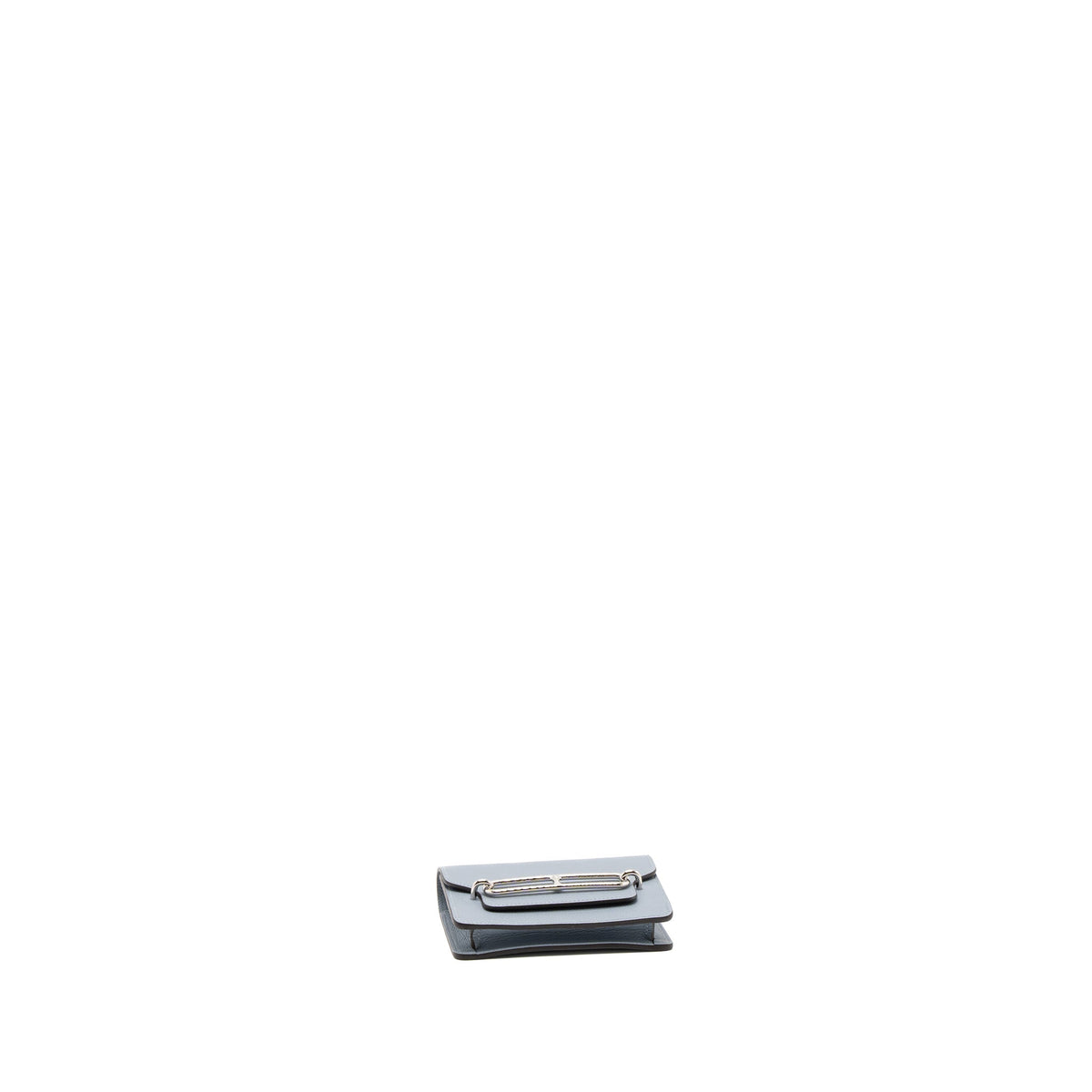 Hermes Roulis Slim Evercolor J7 Blue Lin SHW