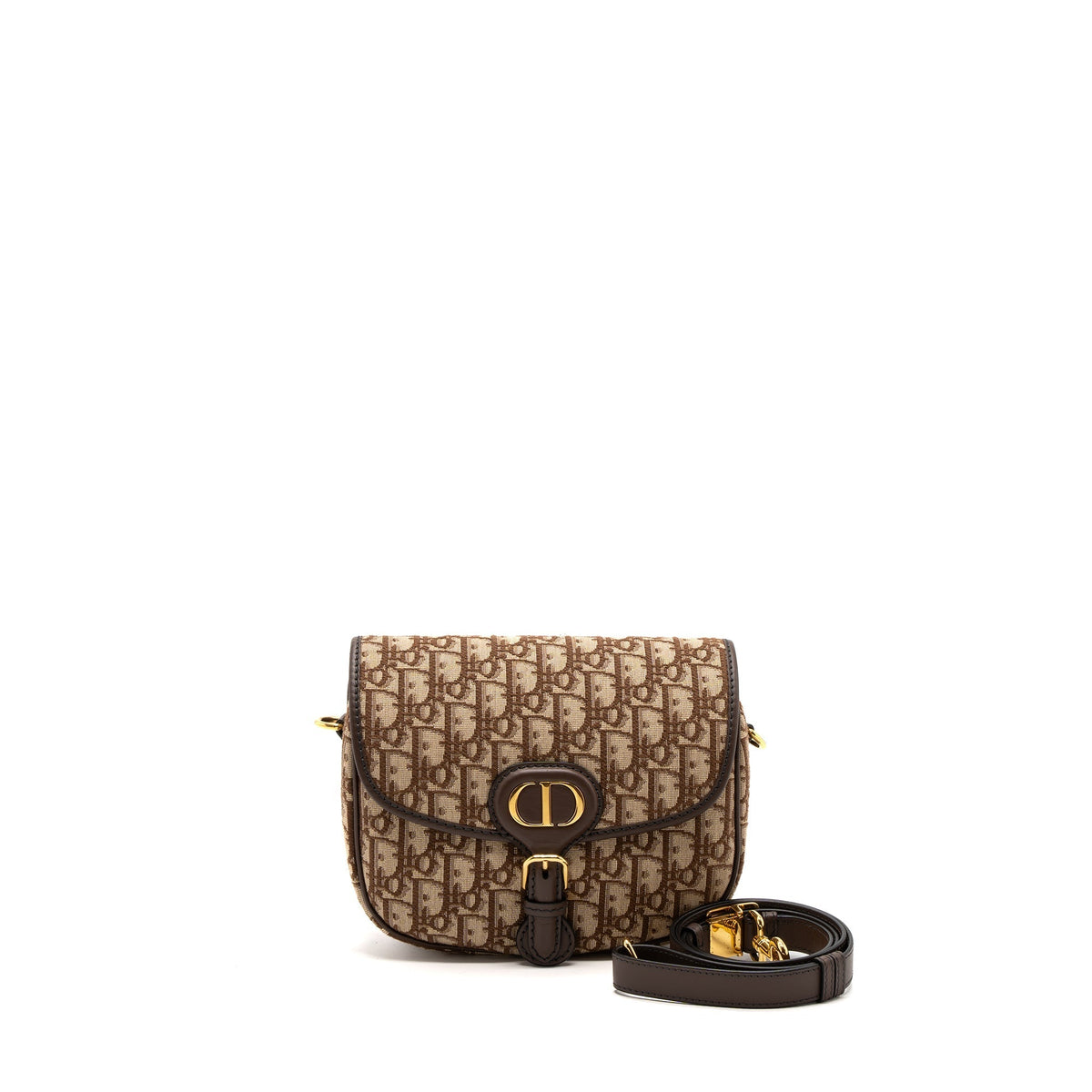 DIOR MEDIUM BOBBY BAG BROWN DIOR OBLIQUE JACQUARD GHW