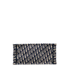 DIOR MEDIUM BOOK TOTE DIOR OBLIQUE EMBROIDERY BLUE