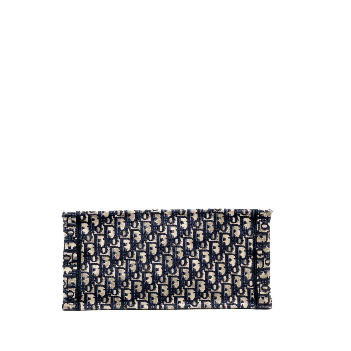 DIOR MEDIUM BOOK TOTE DIOR OBLIQUE EMBROIDERY BLUE