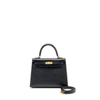 Hermes Kelly 25 epsom black GHW