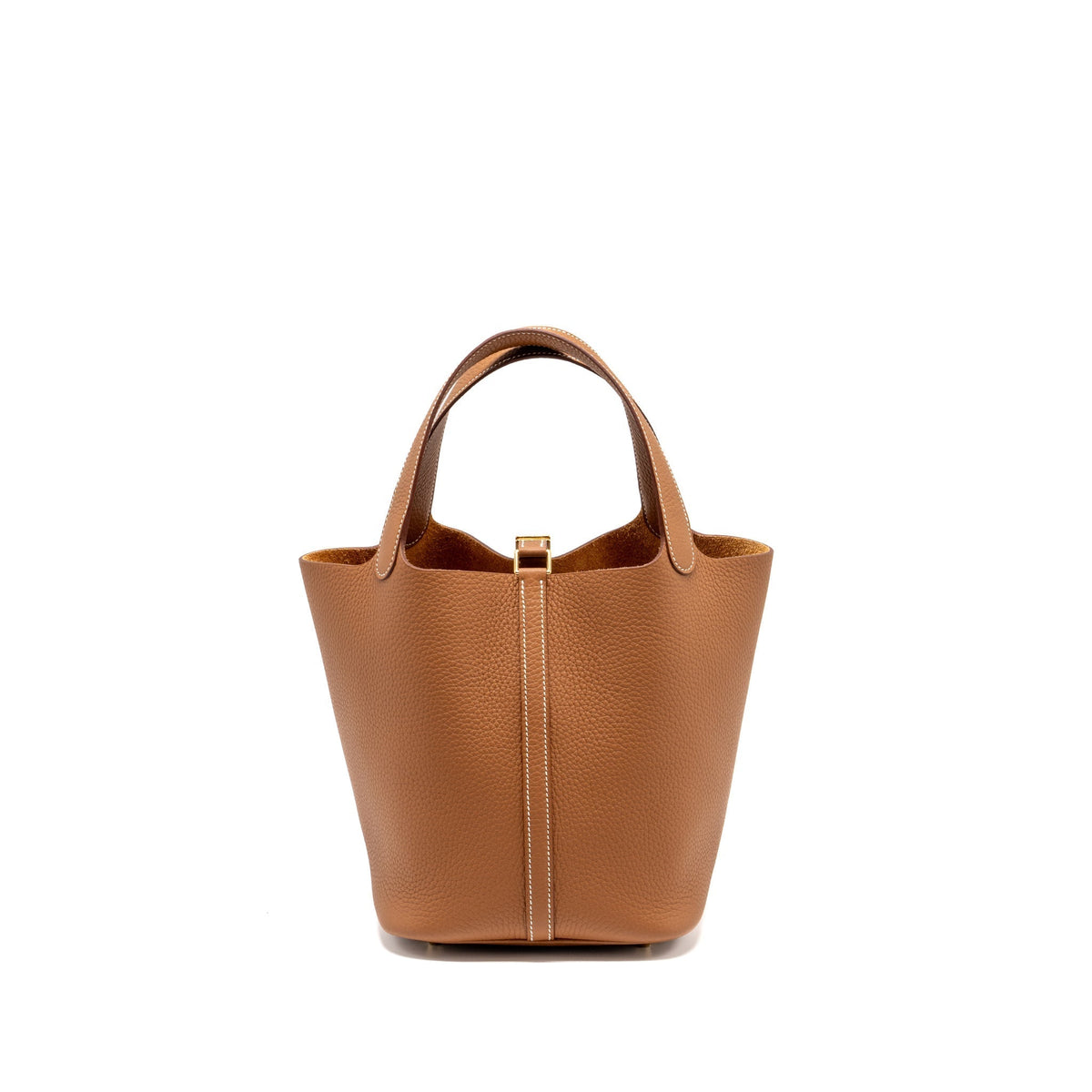 HERMES PICOTIN 22 LOCK BAG CLEMENCE GOLD GHW
