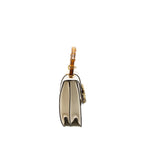 GUCCI BAMBOO TOP HANDLE DIONYSUS FLAP BAG CALFSKIN WHITE/MULTICOLOUR GHW