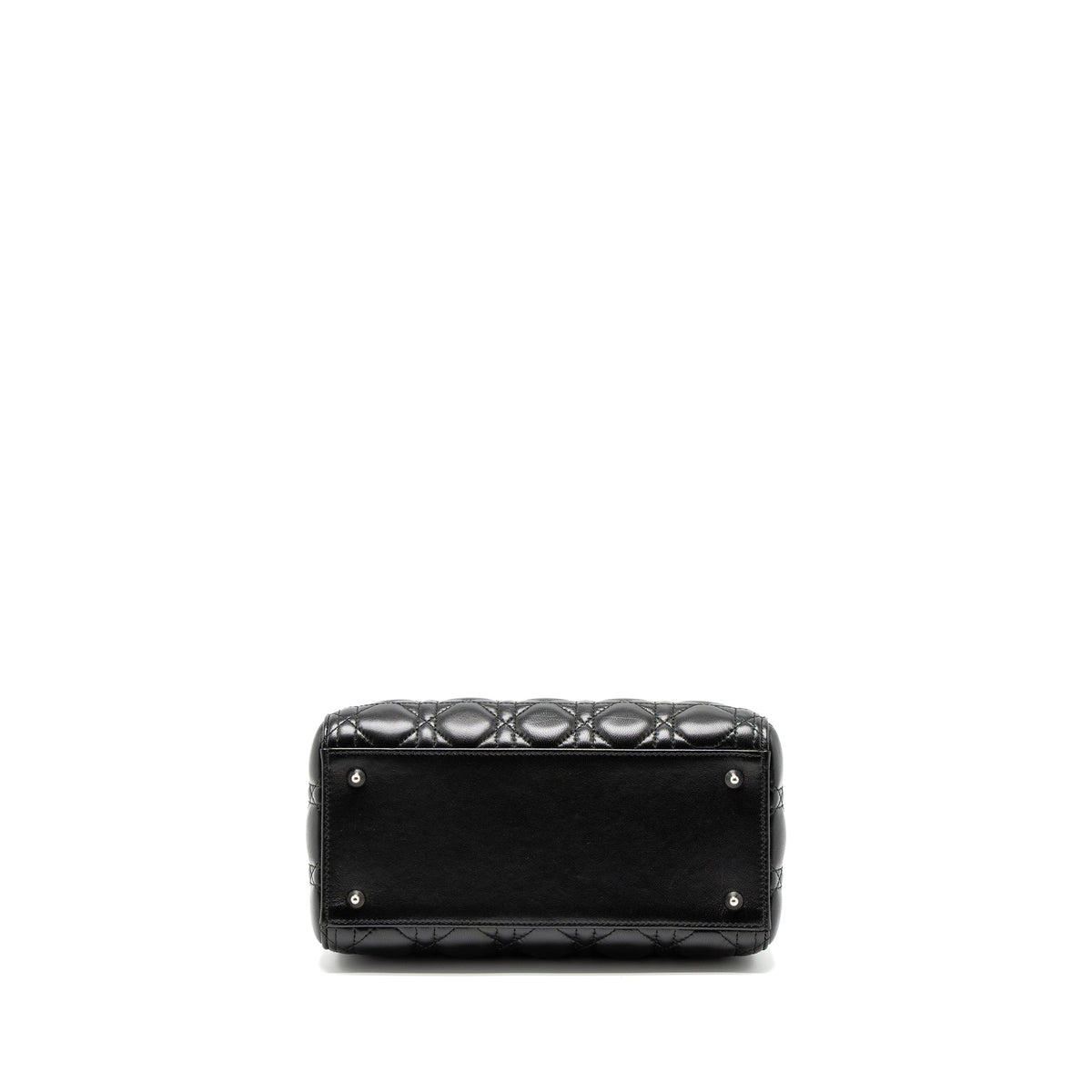 DIOR MEDIUM LADY DIOR LAMBSKIN BLACK SHW