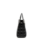 DIOR MEDIUM LADY DIOR LAMBSKIN BLACK SHW