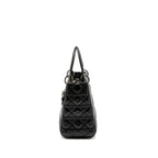 DIOR MEDIUM LADY DIOR LAMBSKIN BLACK SHW