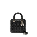 DIOR MEDIUM LADY DIOR LAMBSKIN BLACK SHW