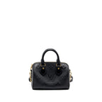 LOUIS VUITTON SPEEDY 20 BANDOULIERE MONOGRAM EMPREINTE BLACK GHW