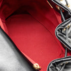 CHANEL 24C 19 BACKPACK LAMBSKIN BLACK MULTICOLOUR HARDWARE (MICROCHIP)