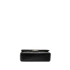 CHANEL MEDIUM CLASSIC FLAP BAG LAMBSKIN BLACK GHW