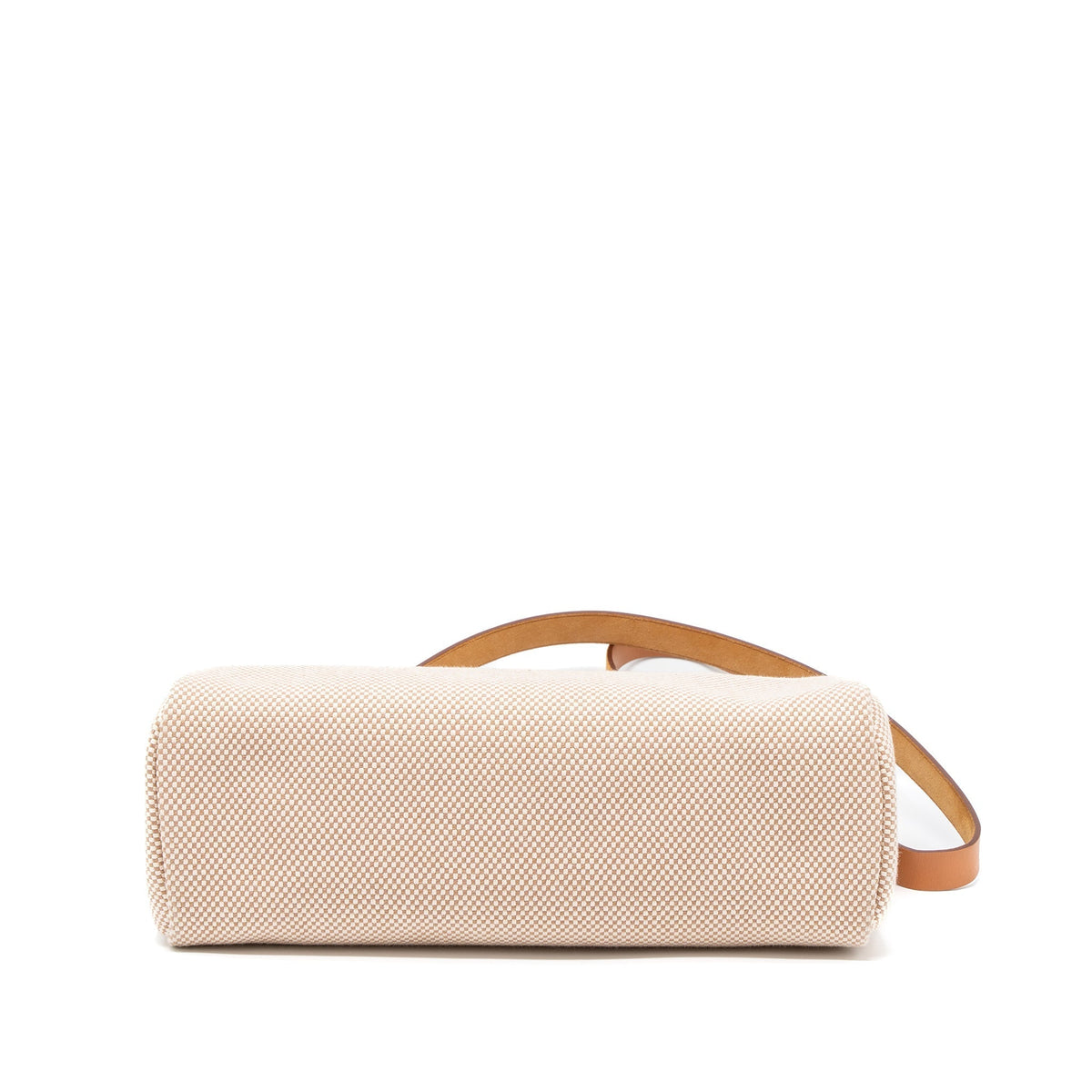 HERMES HERBAG 31 ZIP BAG CANVAS/CACHE HUNTER ECRU/BEIGE GHW