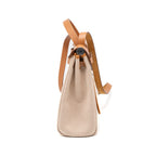 HERMES HERBAG 31 ZIP BAG CANVAS/CACHE HUNTER ECRU/BEIGE GHW