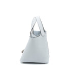 Hermes Picotin 18 Clemence Blue Pale SHW