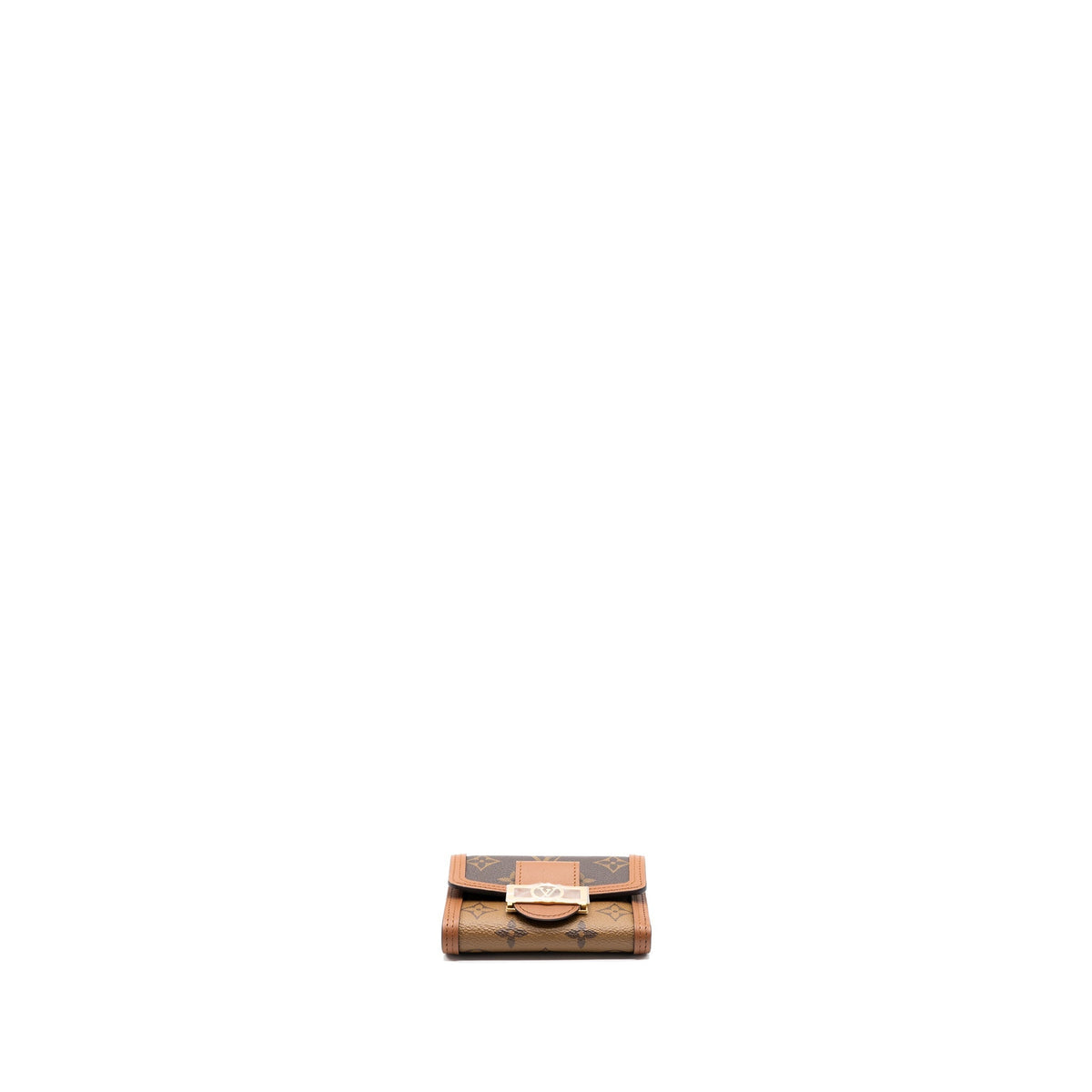 LOUIS VUITTON DAUPHINE COMPACT WALLET MONOGRAM CANVAS GHW