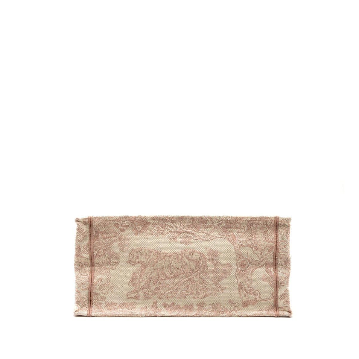 DIOR MEDIUM BOOK TOTE BAG PINK TOILE DE JOUY EMBROIDERY