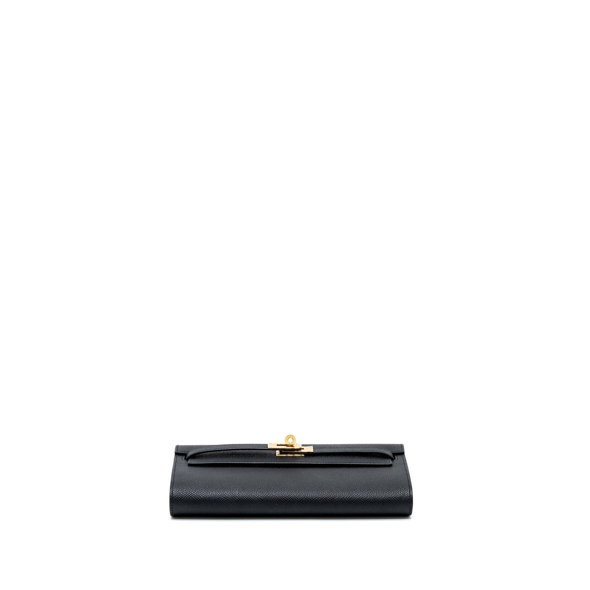 HERMES CLASSIC KELLY TO GO EPSOM BLACK GHW