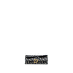 DIOR SADDLE BELT POUCH BLUE OBLIQUE JACQUARD CANVAS GHW