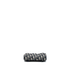 DIOR SADDLE BELT POUCH BLUE OBLIQUE JACQUARD CANVAS GHW