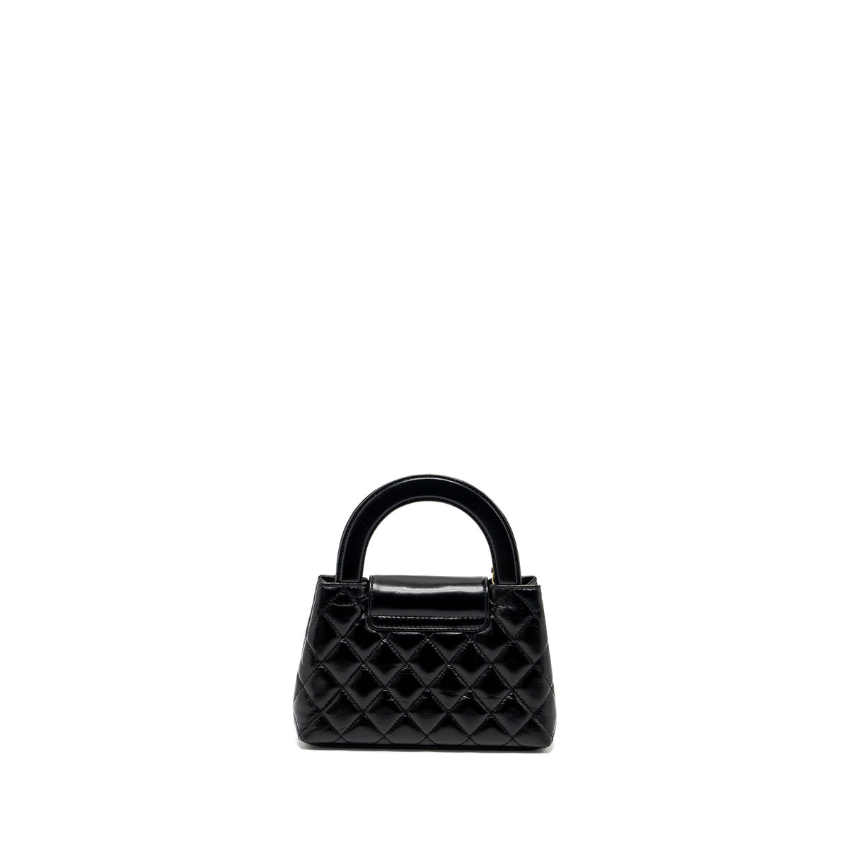 CHANEL MINI KELLY SHOPPING TOTE BAG CALFSKIN GHW (MICROCHIP)