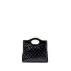 CHANEL 24S MINI 31 BAG SHINY LAMBSKIN BLACK GHW (MICROCHIP)