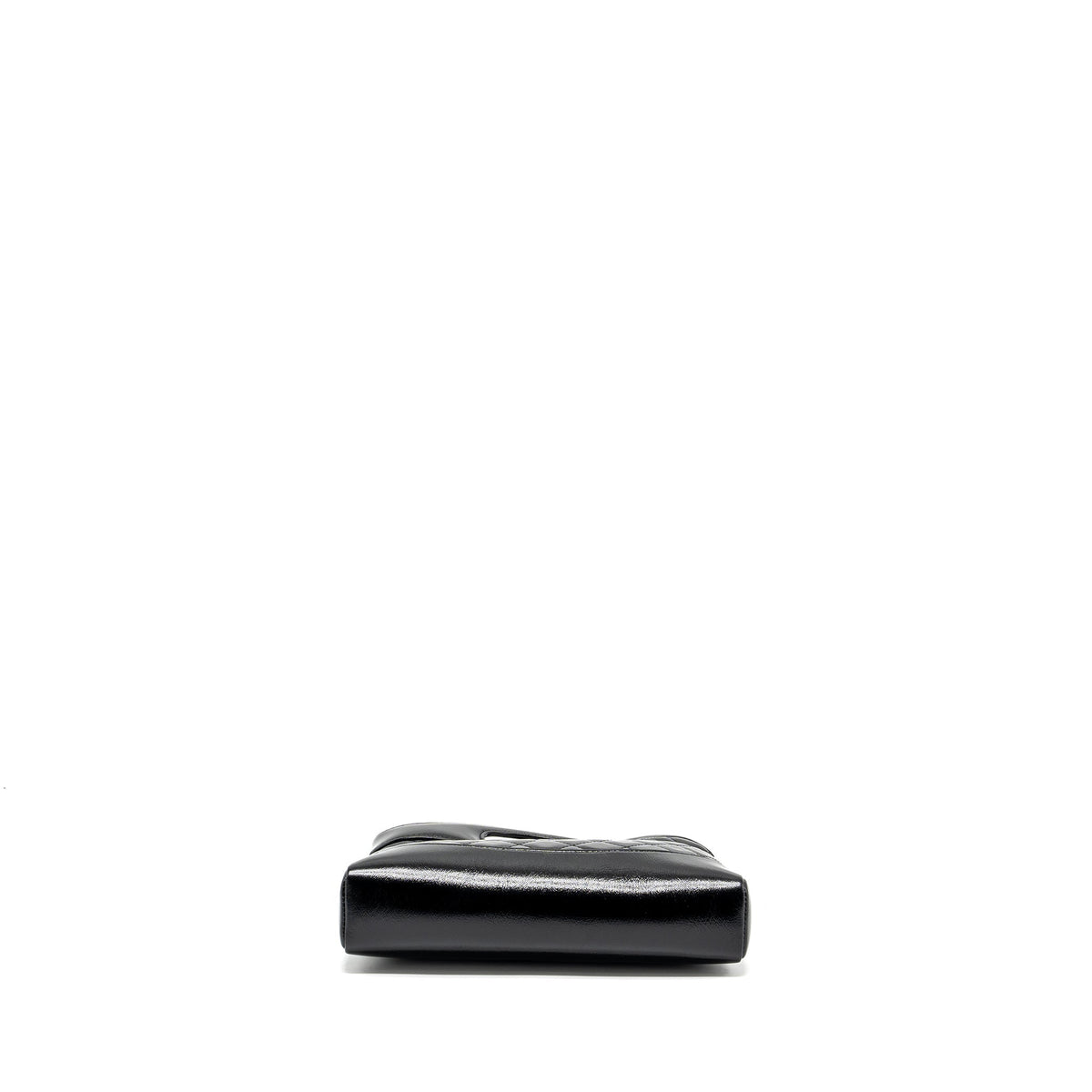CHANEL 24S MINI 31 BAG SHINY LAMBSKIN BLACK GHW (MICROCHIP)
