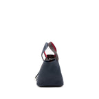 HERMES PICOTIN 18 LOCK BAG CLEMENCE BLUE NUIT/ROUGE SELLIER/FRAMBOISE SHW