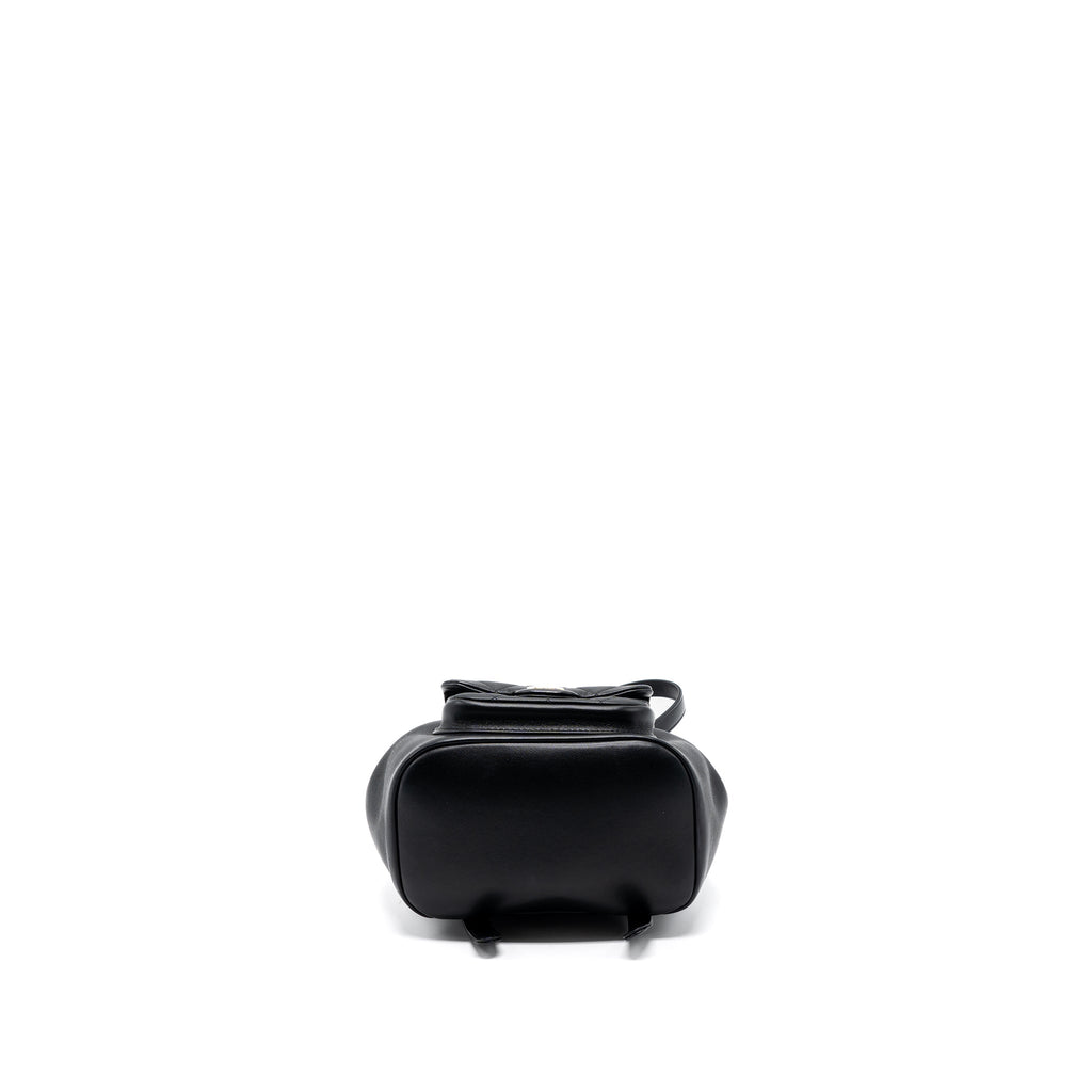 CHANEL MINI DUMA BACKPACK LAMBSKIN BLACK LGHW (MICROCHIP)