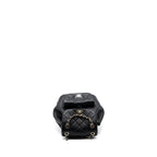 CHANEL MINI DUMA BACKPACK LAMBSKIN BLACK LGHW (MICROCHIP)