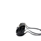 CHANEL MINI DUMA BACKPACK LAMBSKIN BLACK LGHW (MICROCHIP)