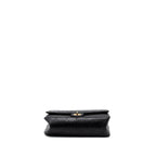 CHANEL 2.55 226 REISSUE FLAP BAG AGED CALFSKIN BLACK GHW
