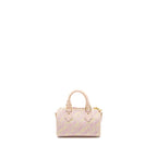 LOUIS VUITTON NANO SPEEDY MONOGRAM EMPREINTE PINK/MULTICOLOUR GHW (NEW VERSION)