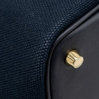 Hermes Cargo Picotin 18 Lock Bag Canvas/Swift Bleu Marine/Black GHW