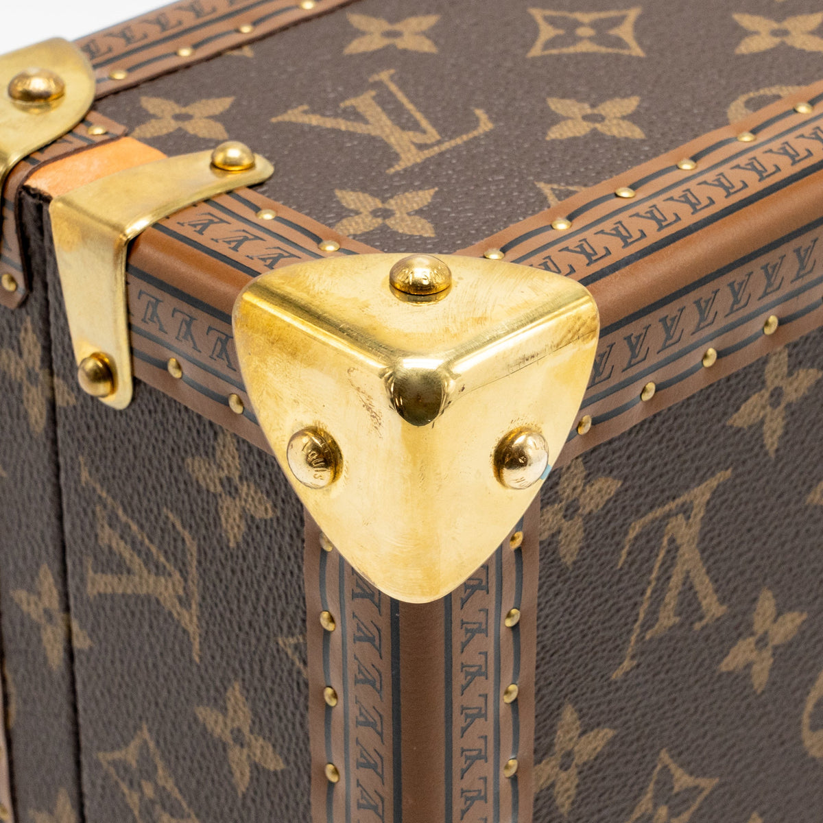 Louis Vuitton coffret 8 montres watch case monogram canvas GHW