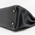 Hermes Kelly 28 Togo Black GHW