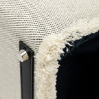 HERMES BIRKIN 35 FRAY FRAY CANVAS/ SWIFT BLACK/ECRU SHW