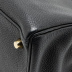 Hermes Kelly 28 Togo Black GHW