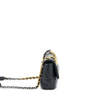 CHANEL SMALL 19 BAG GOATSKIN BLACK GHW