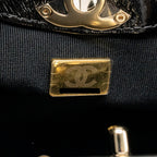 CHANEL 24S MINI 31 BAG SHINY LAMBSKIN BLACK LGHW (MICROCHIP)