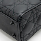 Dior Small Lady Dior My ABCDior Bag Cannage Calfskin So Black
