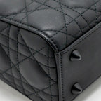 Dior Small Lady Dior My ABCDior Bag Cannage Calfskin So Black