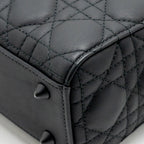 Dior Small Lady Dior My ABCDior Bag Cannage Calfskin So Black