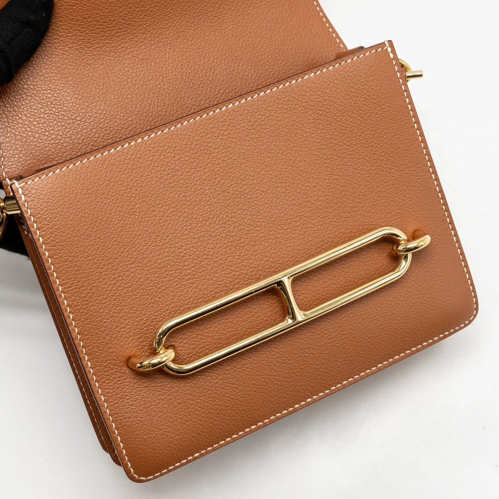 Hermes Mini Roulis Evercolor gold LGHW