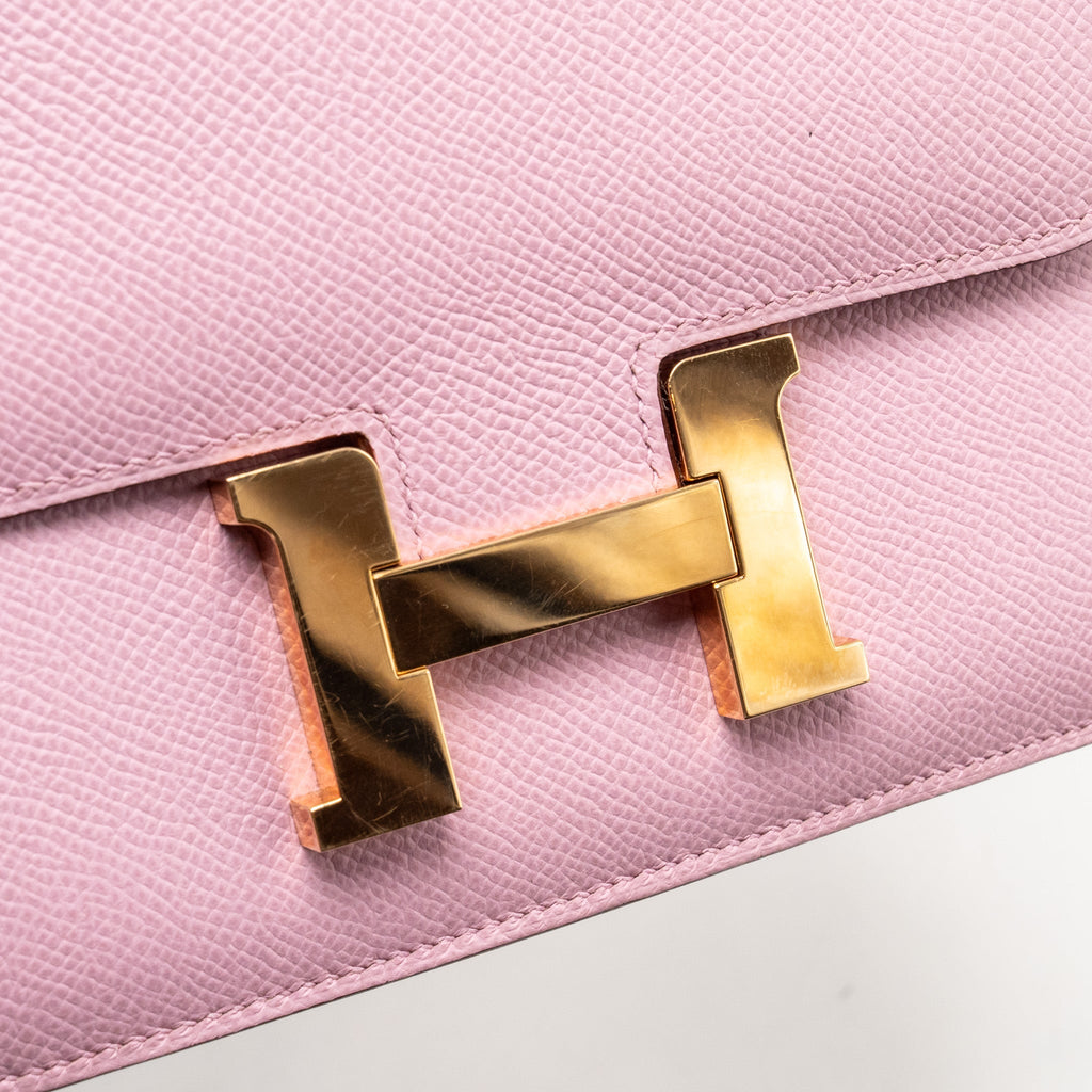 Hermes Mini Constance Epsom X9 Mauve Sylvestre RGHW